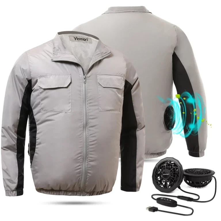 Powered-by-Rechargeable-Battery-Jacket-With-Mini-Fans-Air-Cooling-Air-conditioned-Clothing