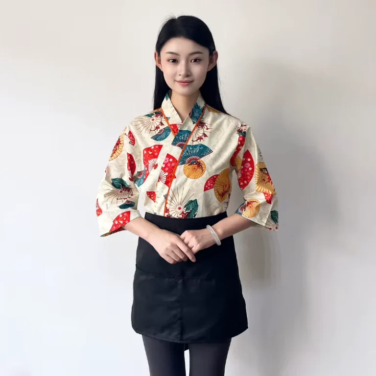 Premium-Custom-Kimono-Chef-Uniform-Japanese-Woven-Workwear-Coats-for-Sushi-Restaurants-and-Izakaya-Cuisine-Staff-with-Logo