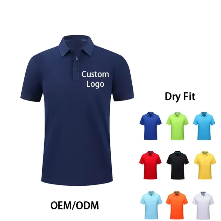 Premium-Custom-Logo-Breathable-Printed-Mens-for-Polo-T-Shirt-High-Quality-Blend-Corporate-Team-Uniforms-Business-Casual-Wear