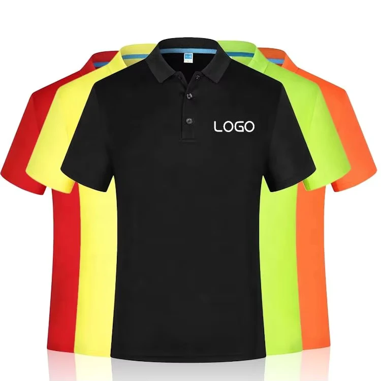 Premium Custom Logo Solid Men's Quick Dry for Shirts Breathable Promotional T Shirts for Corporate Events Election Work