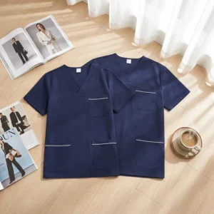 Premium Durable Unisex Spandex Scrub Uniform Moisture Wicking High End Design for Healthcare Professionals
