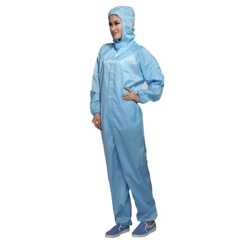 Premium-ESD-Anti-Static-Coverall-W-Cap-Ideal-Zip-Jumpsuit-for-Spray-Paint-Dust-Free-Workshop-Clean-Room-Lab