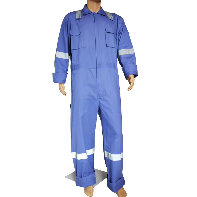 Premium Enhanced High Visibility Coveralls Zip Front Overall Workwear Coverall