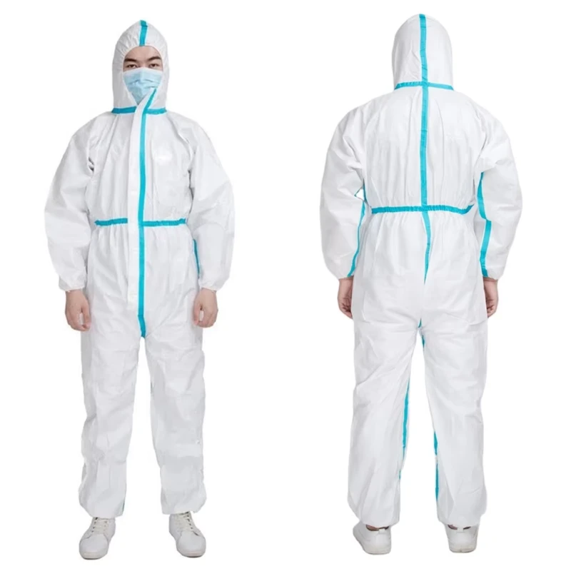 Price Disposable Microporous Coverall with Hood for Painting Work Industry Overalls Disposable Coveralls