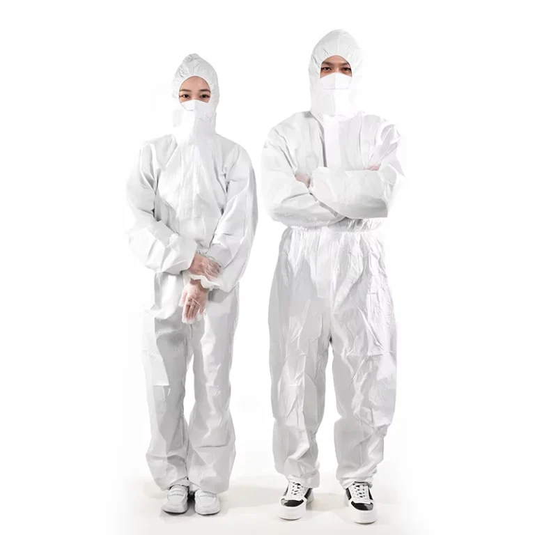 Price-Nonwoven-Coverall-Workwear-Waterproof-Oil-Resistant-Chemical-Protective-Hazmat-Disposable-Coveralls