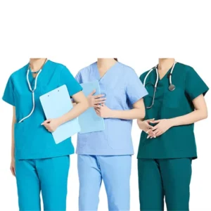 Printed Hospital Patient Gown Uniform Set