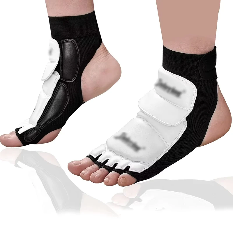 Professional Breathable Elastic Waist Taekwondo Foot Cover Sanda Fighting Ankle Protection Adult Children Protectors Training