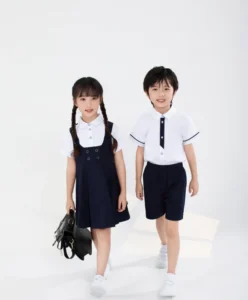 Professional Customized Two piece School Uniform Set Children Can Customize Their Own Brand