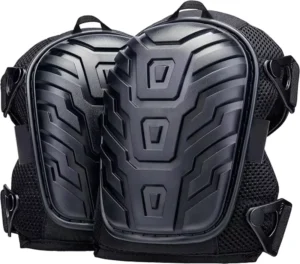Professional Knee Pads For Work Heavy Duty Foam Padding Gel Construction Knee Guard With Strong Double Straps