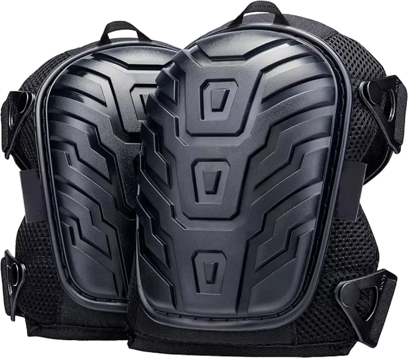 Professional Knee Pads For Work Heavy Duty Foam Padding Gel Construction Knee Guard With Strong Double Straps
