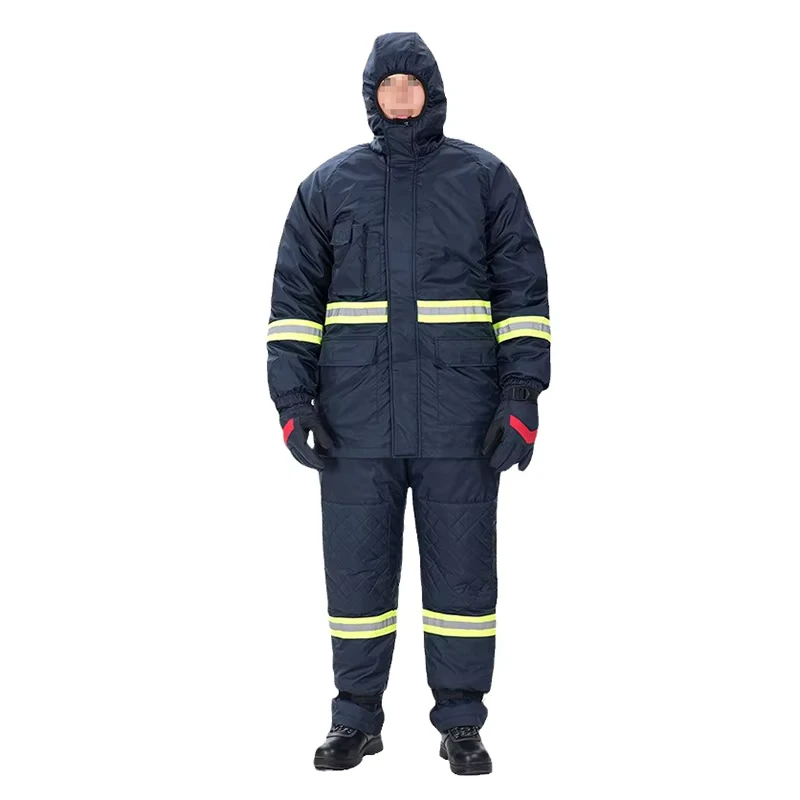 Professional Low Temperature Cold Storage Freezer Clothing Suits Custom Workwear Work Clothing Cold Room Coverall