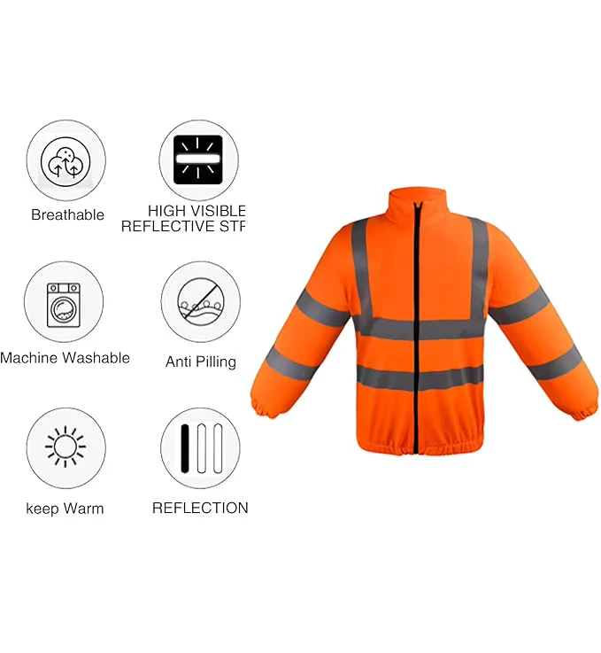 Professional OEM ODM Design Multifunctional Multi Pockets Waterproof Ripstop Fabric Safety Jacket