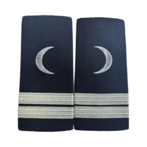 Professional Pilot Airline Uniform Badges Captain Gold Bars Shoulder Epaulettes High Quality Embroidered Canvas Fabric Durable