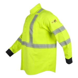 Professional Reflective Waterproof Cotton Polyester Construction Work Wear Shirt Full Sleeve Hi-Vis Safety Apparel Plus Size UV