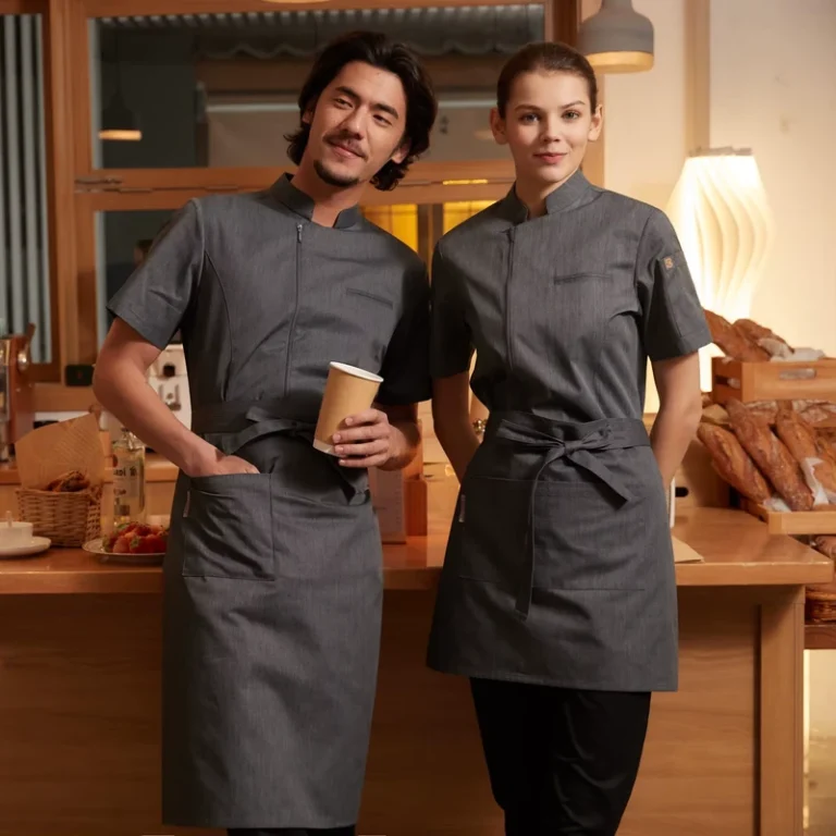 Professional-Waiter-Uniform-for-Hotel-Restaurant-Hospitality-Service-Staff-Workwear-in-Dining-Reception-and-Catering