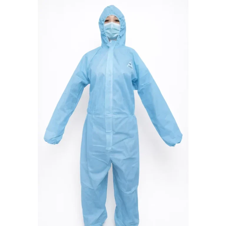 Protective-Disposable-Anti-Static-Heat-Resistant-Nonwoven-SS-Coverall-for-Food-Processing