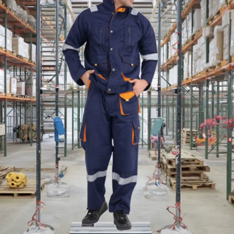 Protective-Hi-Vis-Coverall-Work-Wear-for-Electricians-Breathable-Cleanroom-Clothing