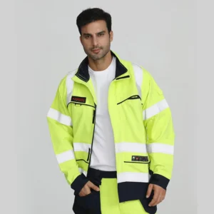 Protective High Visibility Custom Work Clothes Flame Retardant Workwear Work Jacket