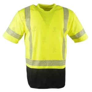 Protective High Visibility Safety Reflective Waterproof Breathable ANSI Class 2 Unisex Work Construction T shirts