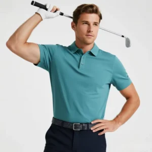 Pullover Custom Embroidered Logo Men’s Plus-Size Polo Shirt Anti-Wrinkle Business Casual Golf Shirt