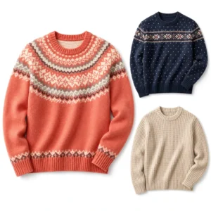 Pure Cotton Custom Men’s and Women’s Casual Pullover Sweater