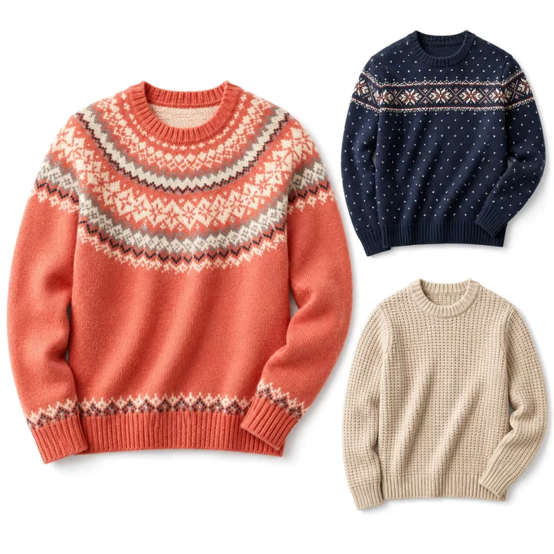 Pure Cotton Custom Men's and Women's Casual Pullover Sweater