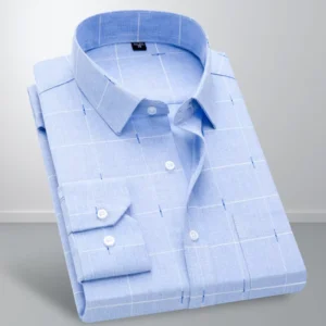 QFZ465 Non ironing Shirt Men Autumn Casual Large Size