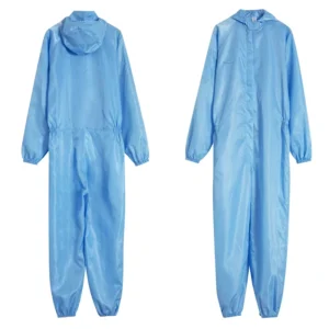 QR Code Following Industry Area ESD Clothes ESD Smock Antistatic ESD Cleanroom Suit