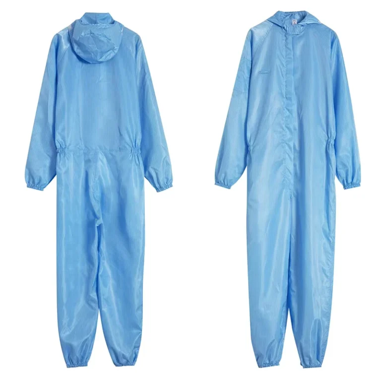 QR-Code-Following-Industry-Area-ESD-Clothes-ESD-Smock-Antistatic-ESD-Cleanroom-Suit