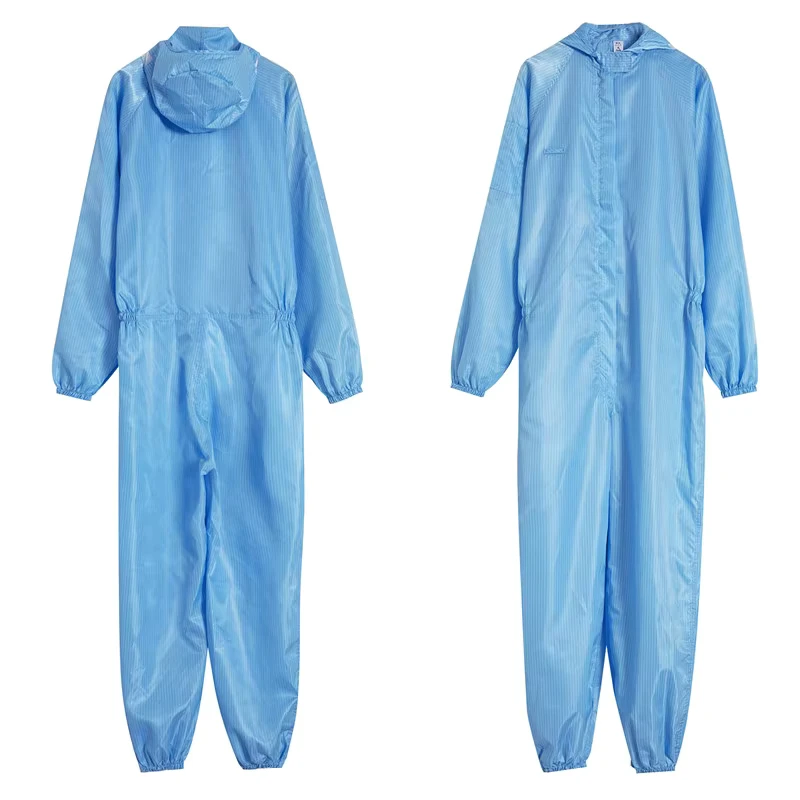 QR Code Following Industry Area ESD Clothes ESD Smock Antistatic ESD Cleanroom Suit