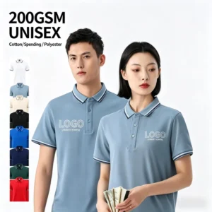 Quality Unisex Formal T Shirts Solid Knitted Breathable Short Sleeve Custom Logo Design Best Material Private Label 200g