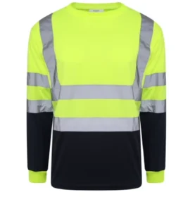 Quick Dry 100% Polyester Reflective Safety Clothing High Visibility Construction Workwear Safety T Shirt