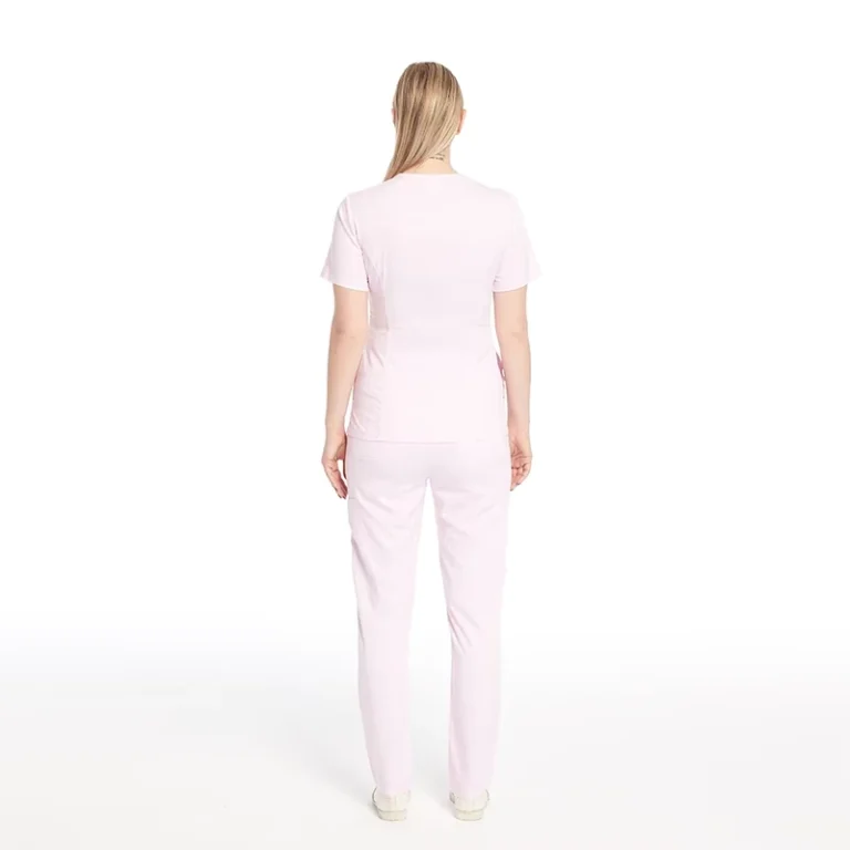 Quick-Dry-4-Way-Stretch-Scrub-Set-Womens-V-Neck-Chlorine-Resistant-Nurse-Uniform-Custom-Logo