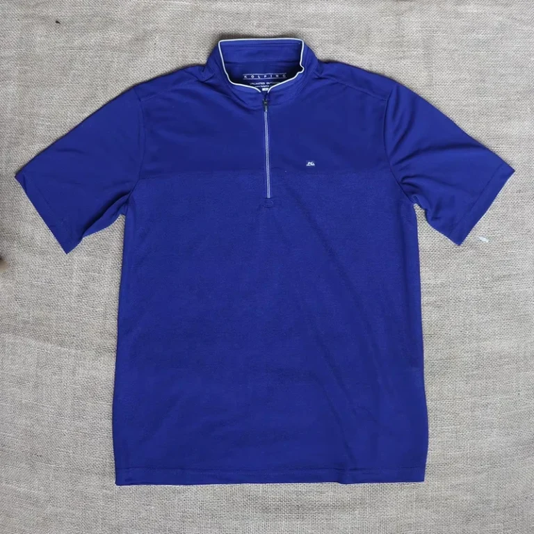 Quick-Dry-Sports-Polo-Polyester-Spandex-Performance-Golf-T-Shirt-with-Half-Zip-Mens-Work-Golf-Polo-Shirt