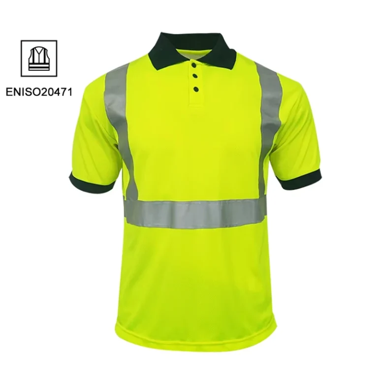 Quick-drying-and-Breathable-Summer-Work-Polo-Short-sleeved-High-Visibility-Polo-Shirt