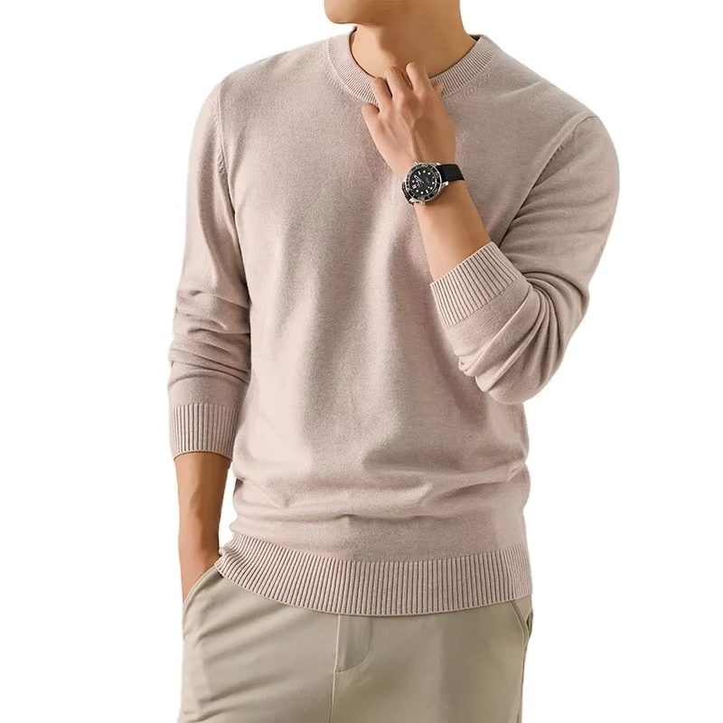 RCX Winter Knitted Thin Breathable Comfortable Elegant Super Soft Casual High Quality Warm Fuzzy High Neck Men's Sweaters