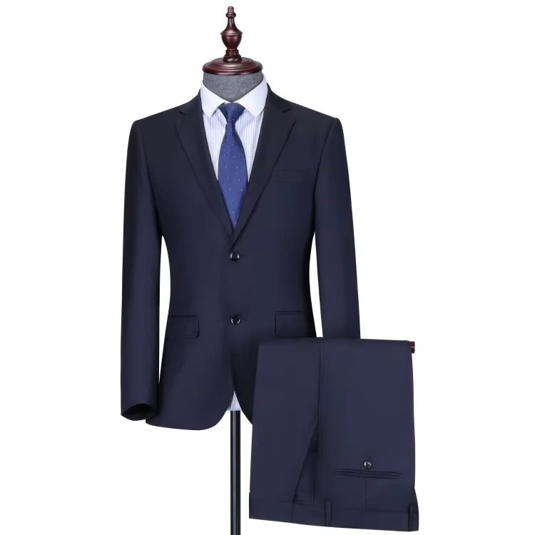 RTS 70 Wool Men Suits 2 Pieces Slim Fit Wedding Suits blazer Men Office Suit for Man