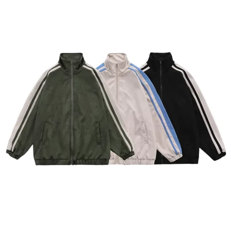 RUIKE-Mens-Coated-Bomber-Jacket-Custom-Design-OEM-ODM-Vintage-Windproof-Waterproof