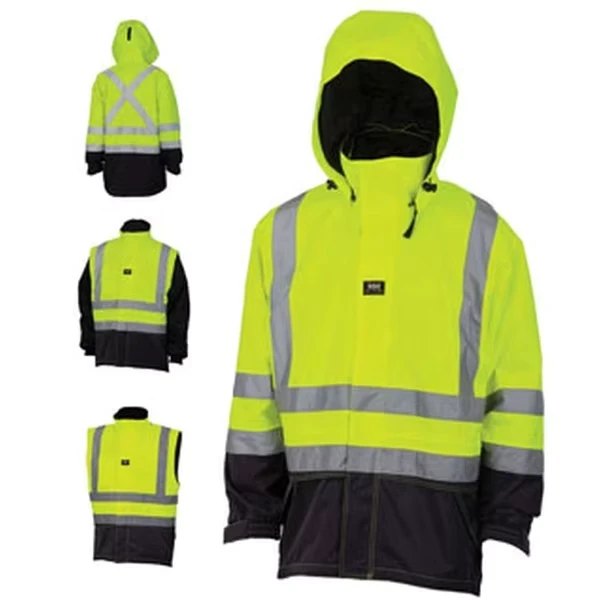 Raincoat Manufacturer Hi Vis Waterproof Safety Raincoat Rain Jacket