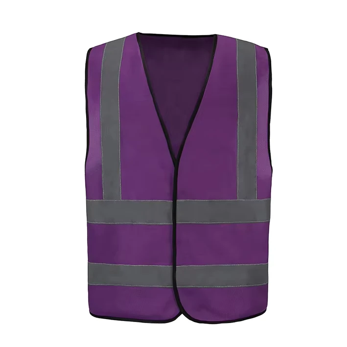 Ready to Ship ANSI Class 2 Hi Vis Vest Reflective Multi Pockets Adjustable for Construction