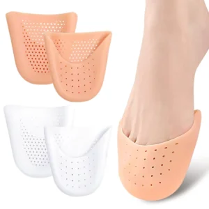 Rebo Cover Front Foot Protector Holes Breathable Washable Cushioning Non Suffocating Foot Care Pad High Heel Half Size Insole