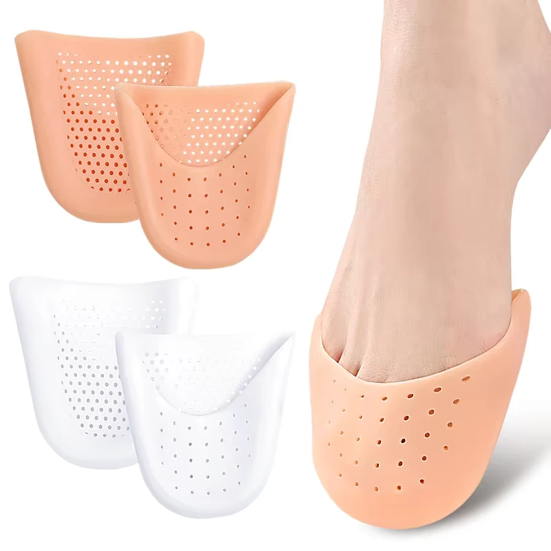 Rebo Cover Front Foot Protector Holes Breathable Washable Cushioning Non Suffocating Foot Care Pad High Heel Half Size Insole