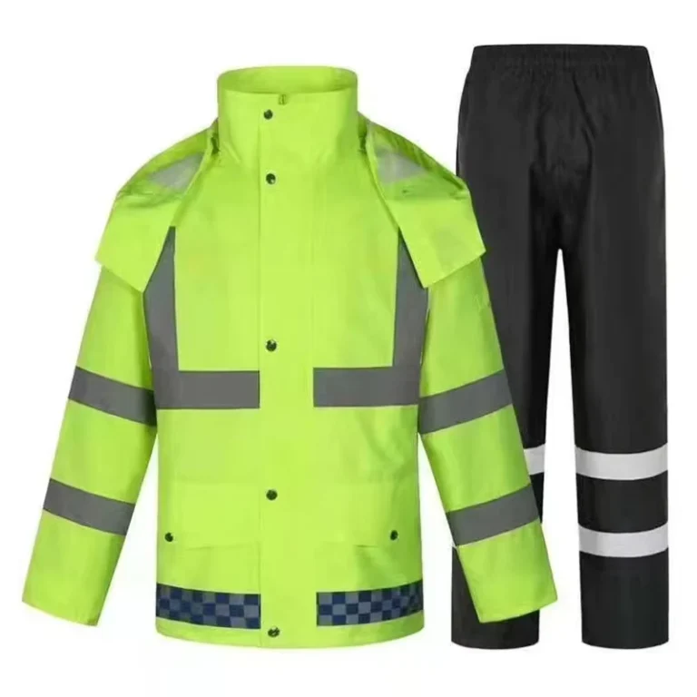 Reflective-Breathable-Polyester-Plus-Size-Rain-Suit-Set-for-Traffic-Patrol-Waterproof-Oxford-Highway-Workwear-Unisex