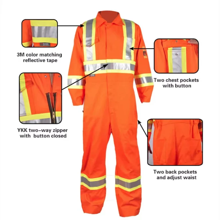 Reflective-Coverall-Coverall-Suit-Mens-Overalls-Construction-Wear-Manufacturing-Workwear