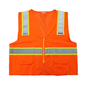 Reflective Fluorescent Hi Vis Safety Vest for Road Construction Workers