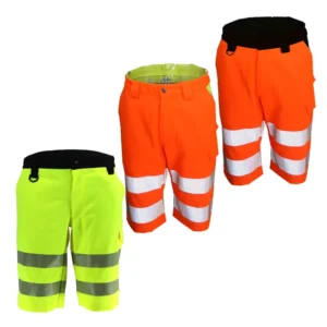 Reflective Hi Vis High Visibility Work Wear Clothing Work Cargo Shorts Pants