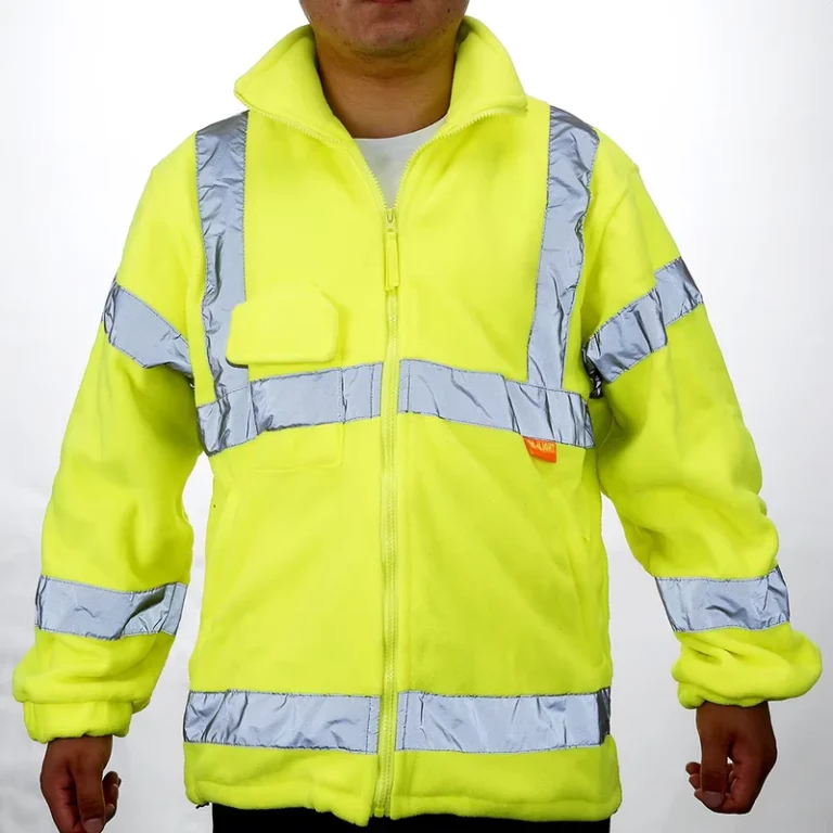 Reflective-Hi-Vis-Safety-Jacket-Large-Road-Work-High-Visibility