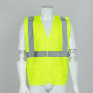 Reflective Hi-Visibility Workwear Vest, Waterproof, Antibacterial, Unisex, CE Certified