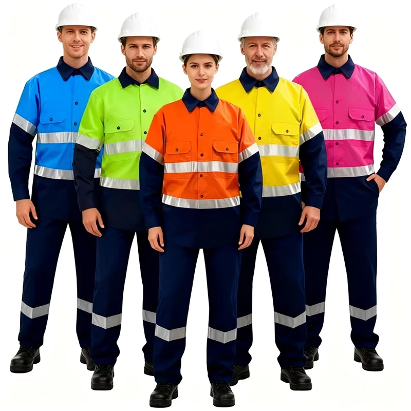 Reflective PPE Clothing Hi Vis Safety Workwear Men Mining Safety Clothing