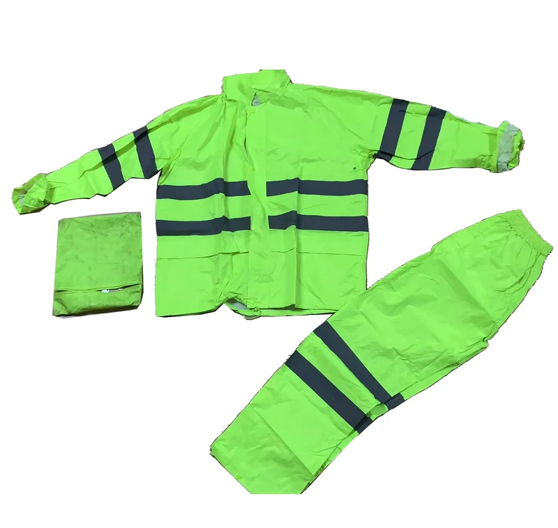 Reflective Raincoat Construction Security Fluorescent Waterproof Jacket Sanitation Security Patrol Windproof Can Be Printed